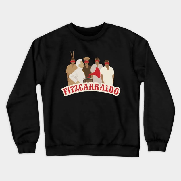 Fitzcarraldo: Iconic Cinematic Art on Shirts for True Movie Lovers Crewneck Sweatshirt by Boogosh